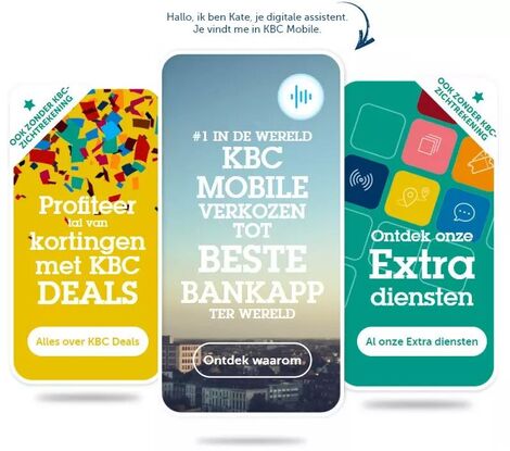 Kbc mobile is de beste bankapp ter wereld